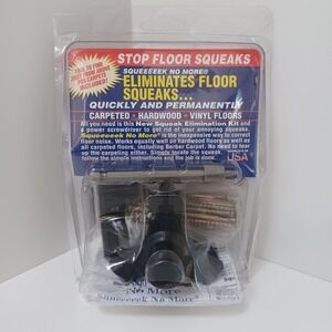 Squeak No More Floor Squeak Repair Kit ELIMINATES‎ FLOOR SQUEAKS